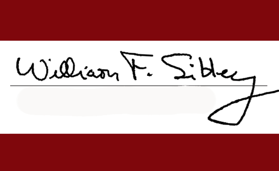 William F. Sibley signature