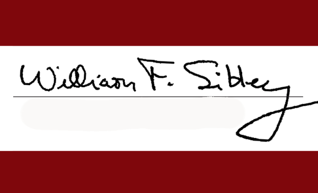 William F. Sibley signature