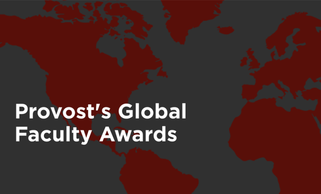 Provost Global Faculty Awards