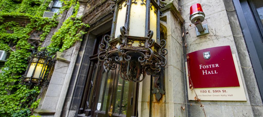 Gothic style building door